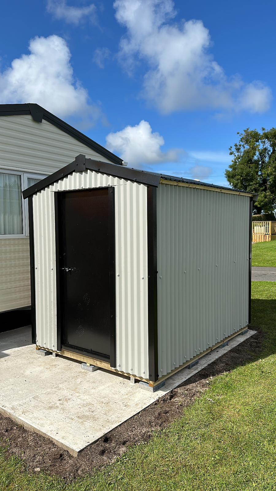 6×8 Metal Cladded Shed