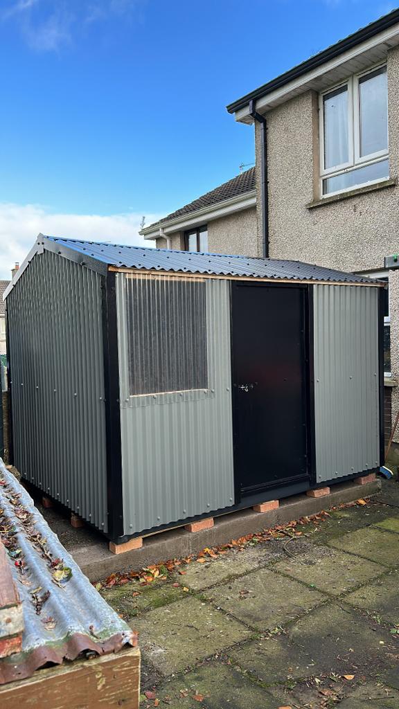 8×10 Metal Cladded Shed