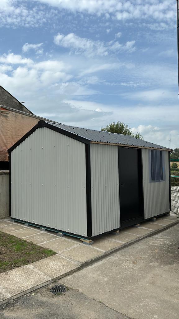 8×12 12mm Metal Cladded Shed