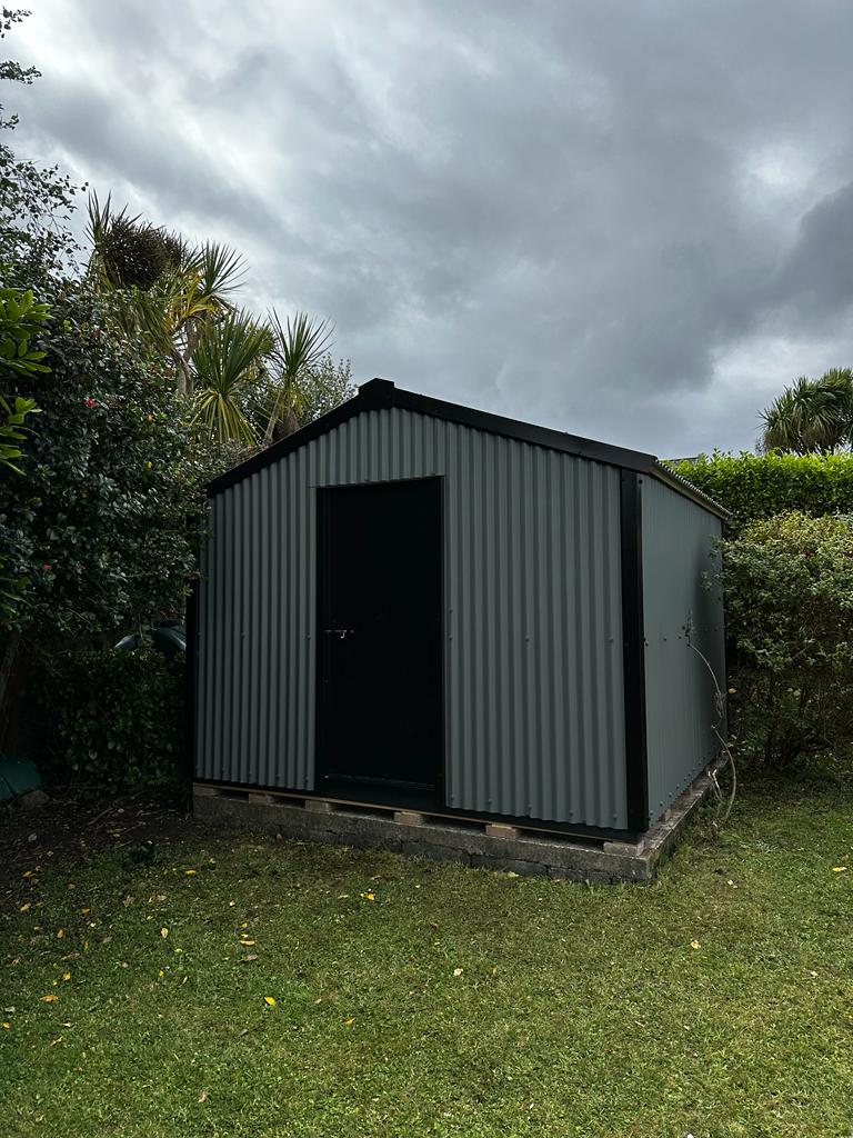 10×12 Metal Cladded Shed
