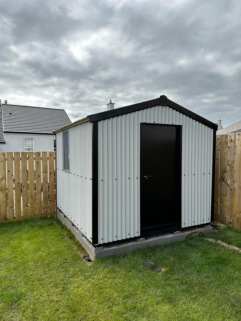 8×8 Metal Cladded Shed