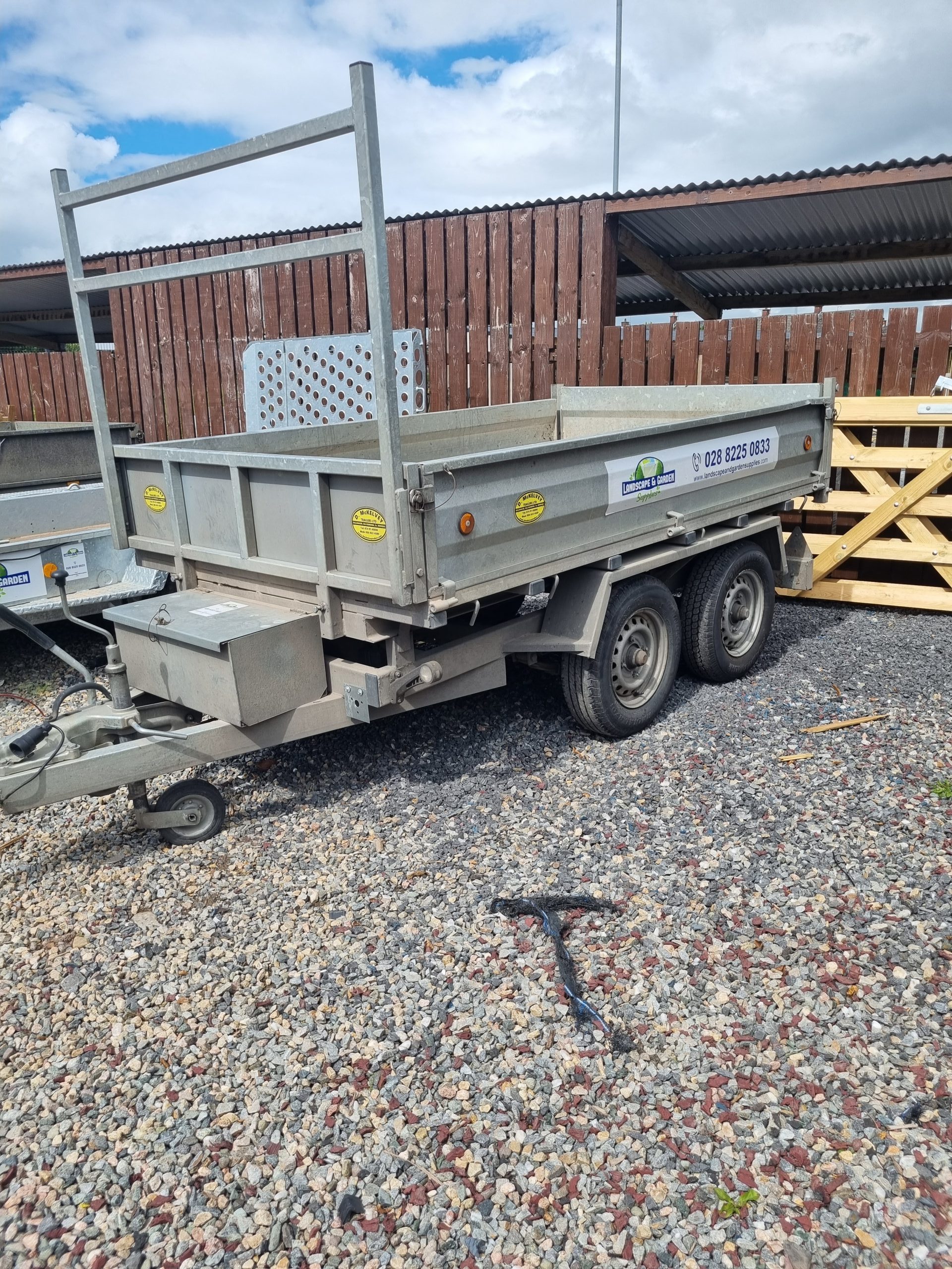 Battery Powered Tipping Trailer